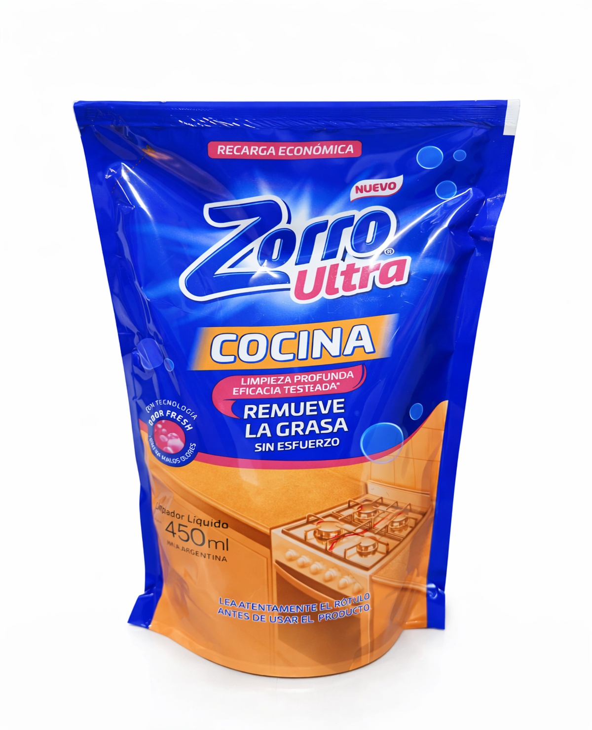 Limpiador Liquido Zorro Cocina D/P 450 Ml